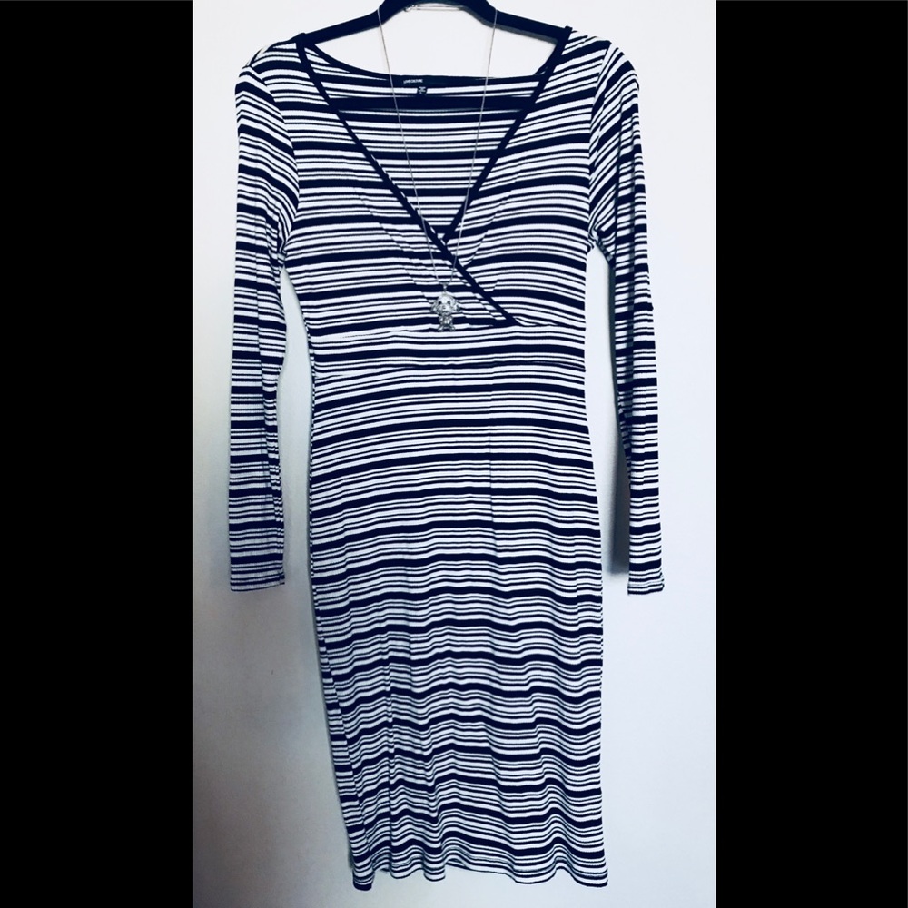Love Culture Black and White Dress